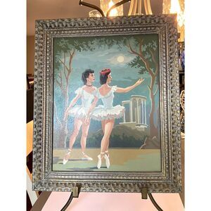 Incredible vintage MCM Paint by numbers; large size must see 1 of 2 listed